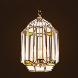 Volledig koperkleurige lamp