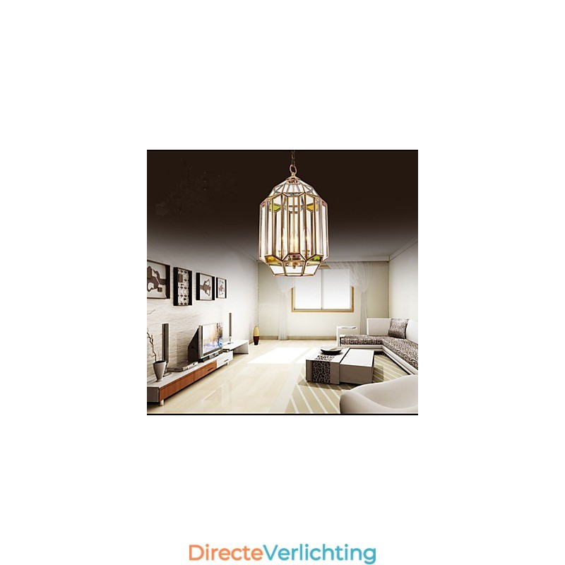 Volledig koperkleurige lamp