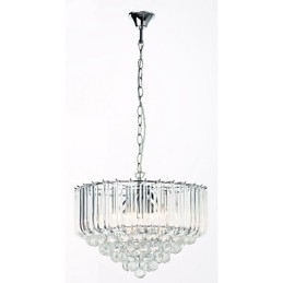Moderne kroonluchter in acryl kristalstijl met 5 lampen