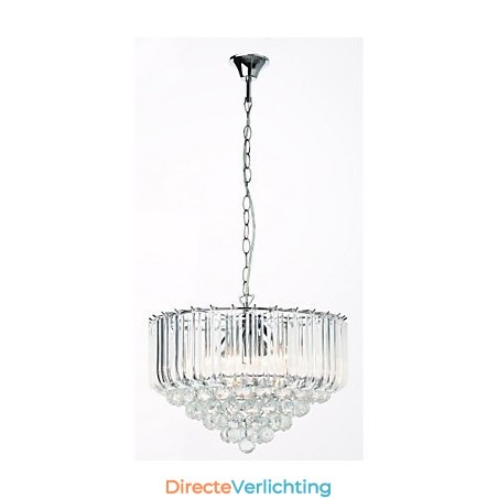 Moderne kroonluchter in acryl kristalstijl met 5 lampen Moderne kroonluchter in acryl kristalstijl met 5 lampen