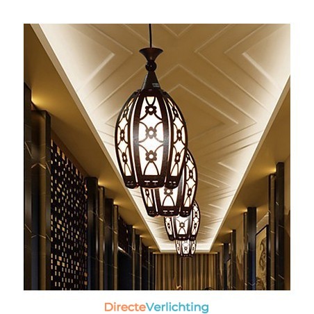 Hedendaagse en gecontracteerde creatieve houten eetkamer hanglamp lamp licht