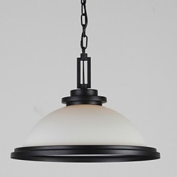 Hanglampen Rustieke Lodge Metalen Schilderij Zwart