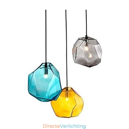 Creatieve ijskristallen glazen diamanten hanger chromatische druppellamp lamp licht Creatieve ijskristallen glazen diamanten hanger chromatische druppellamp lamp licht