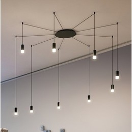 Noord-Europa creatieve gecontracteerde en geometrische lijn design hanglamp