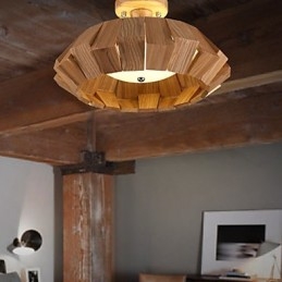 Moderne eigentijdse landelijke mini-stijl andere houten bamboe hanglamp
