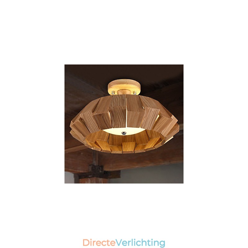 Moderne eigentijdse landelijke mini-stijl andere houten bamboe hanglamp