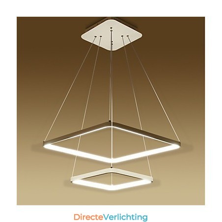 Modern Design 4 Hanglamp Twee Ringen Modern Design 4 Hanglamp Twee Ringen