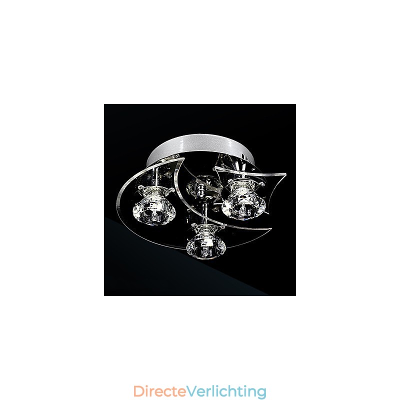 Kroonluchter Modern Kristal Woonkamer 3 Lampen