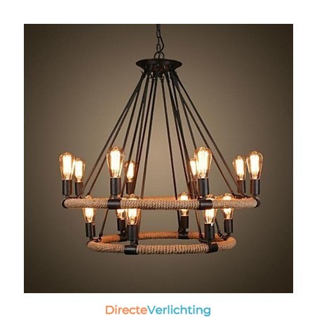 Traditionele klassieke rustieke lodge vintage retro landelijke schilderij metalen hanglamp Traditionele klassieke rustieke lodge vintage retro landelijke schilderij metalen hanglamp