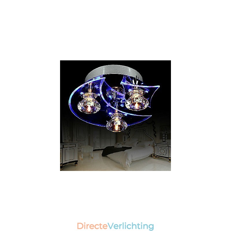 Kroonluchter Modern Kristal Woonkamer 3 Lampen