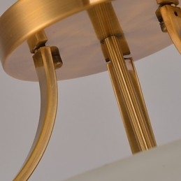 Rustieke Lodge Vintage Mini Stijl Schilderij Metalen Hanglamp