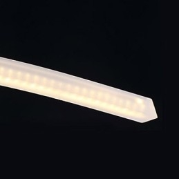 Moderne, eigentijdse hanglamp van chroom