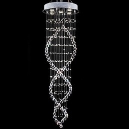 Moderne eigentijdse traditionele klassieke rustieke lodge vintage land eiland kristal gegalvaniseerde metalen hanglamp