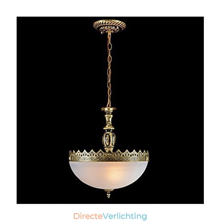 Traditionele klassieke vintage retro bronzen metalen hanglamp Traditionele klassieke vintage retro bronzen metalen hanglamp