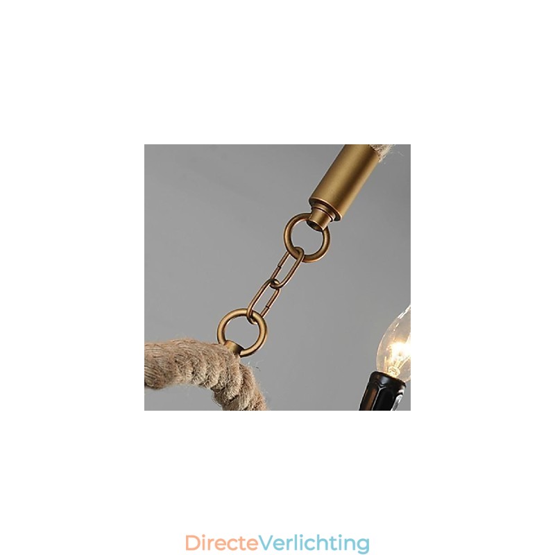 Traditionele klassieke vintage retro lantaarn landelijke gegalvaniseerde metalen hanglamp