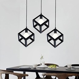 Retro Mini Stijl Schilderij Metalen Hanglamp