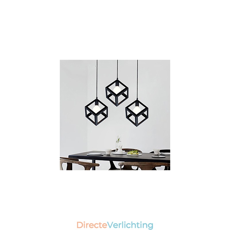 Retro Mini Stijl Schilderij Metalen Hanglamp