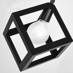 Retro Mini Stijl Schilderij Metalen Hanglamp