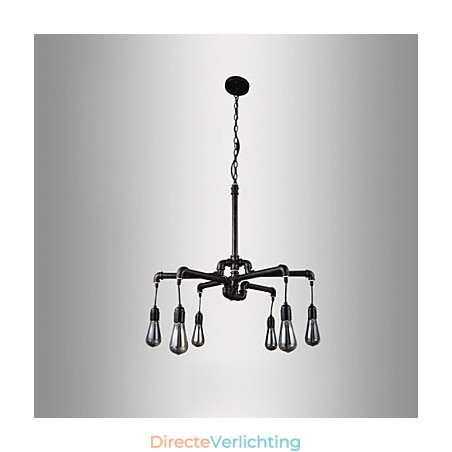 Retro Metalen Plafondlamp Café