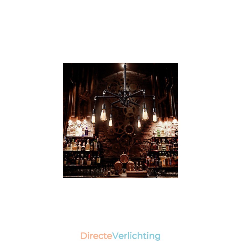 Retro Metalen Plafondlamp Café