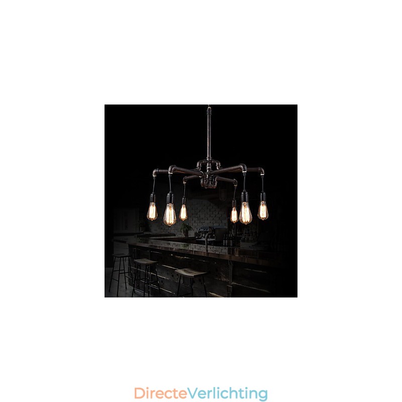 Retro Metalen Plafondlamp Café