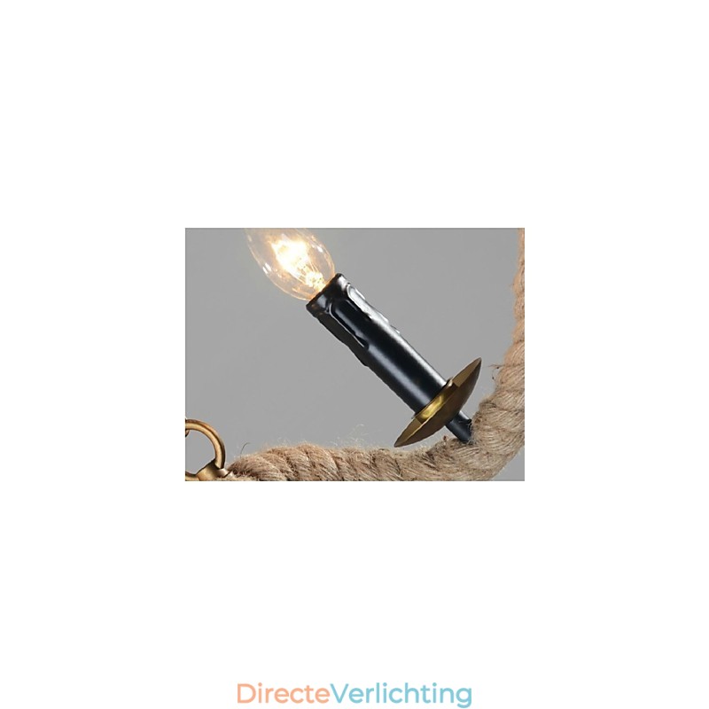 Traditionele klassieke vintage retro lantaarn landelijke gegalvaniseerde metalen hanglamp