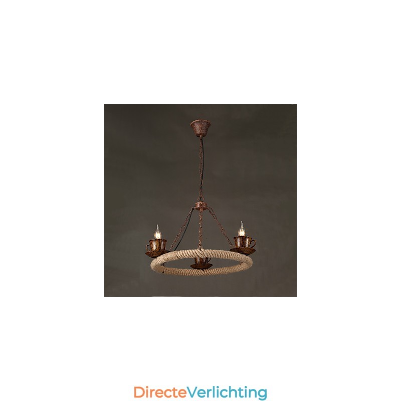 Vintage Land Schilderij Metalen Hanglamp Garage