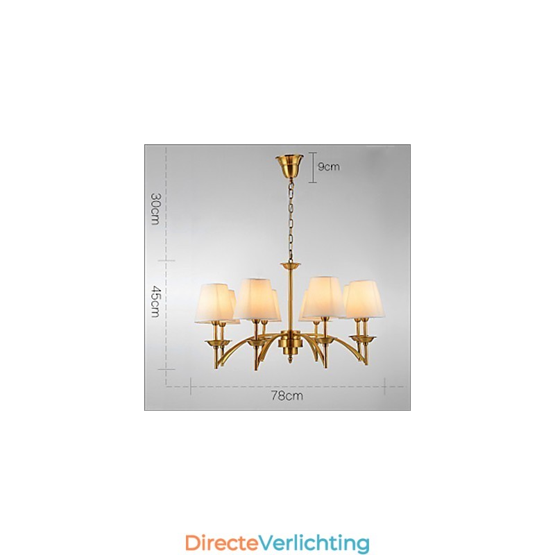 Puur witte moderne, eigentijdse decoratieve design hanglampfamilie