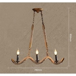 Traditionele klassieke vintage retro lantaarn landelijke gegalvaniseerde metalen hanglamp