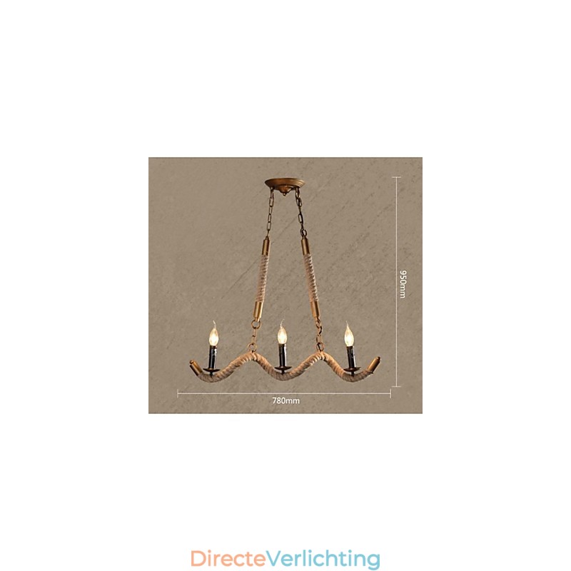 Traditionele klassieke vintage retro lantaarn landelijke gegalvaniseerde metalen hanglamp