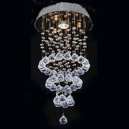Moderne eigentijdse kristal gegalvaniseerde metalen inbouw