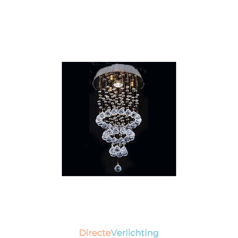 Moderne eigentijdse kristal gegalvaniseerde metalen inbouw