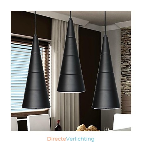 Moderne, eigentijdse metalen hanglamp met wereldbolschildering Moderne, eigentijdse metalen hanglamp met wereldbolschildering