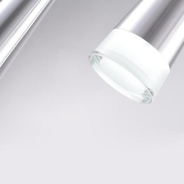 Moderne, eigentijdse hanglamp van chroommetaal