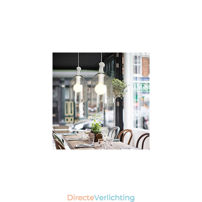 De Cartoon Dog Droplight Taipei Landelijk Glas Individualiteit Creatieve Kleine Droplight Lamp