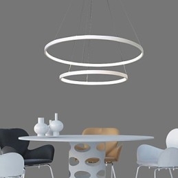Hanglamp Modern Design Hoge Kwaliteit Twee Ringen
