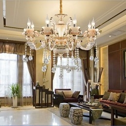 Eenvoudige Europese luxe Type Goud Jade Zinklegering lamp