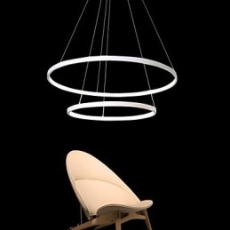 Hanglamp Modern Design Hoge Kwaliteit Twee Ringen