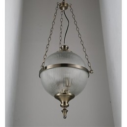 IJzeren bronzen kroonluchterlamp glas