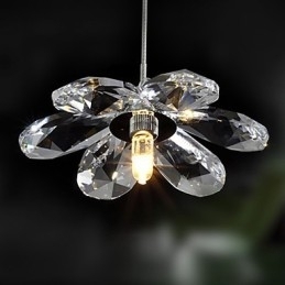 Moderne eigentijdse kristallen mini-stijl gegalvaniseerde hanglamp