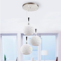 3-koppige hanglamp modern eigentijds metaal