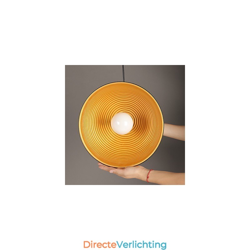 Creatieve lamp ronde schoorsteen hanglamp smeedijzer karakter maaltijden kroonluchter zwart en wit