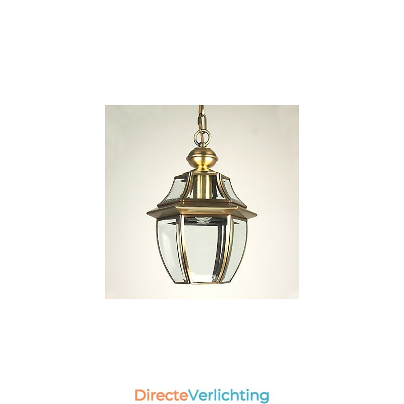 Traditionele klassieke lantaarn mini-stijl gegalvaniseerde hanglamp
