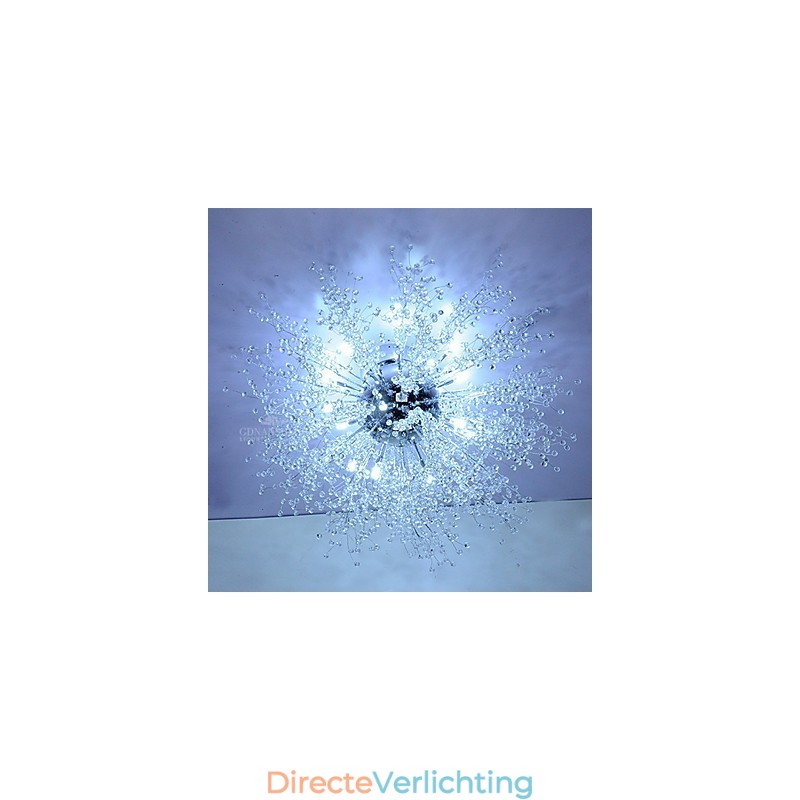 G4 Mitated Crystal Lamp Hanglamp Roestvrij Staal Dia 90CM