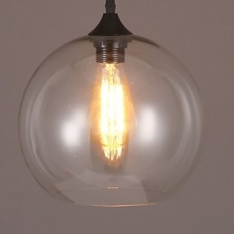 Amerikaanse creatieve Noordse gecontracteerde landelijke glazen bol enkele kop hanglamp Lanp