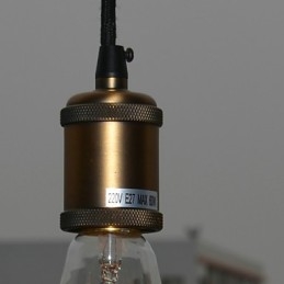 Landelijke schilderij metalen hanglamp