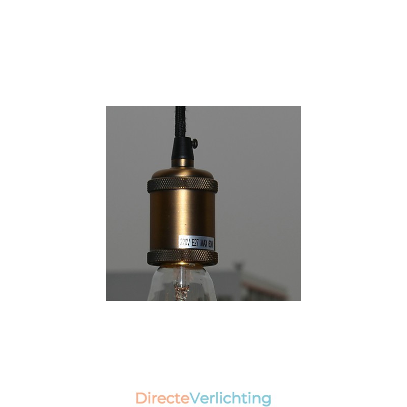 Landelijke schilderij metalen hanglamp