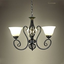 Jane De kroonluchter is gecontracteerd smeedijzer creatieve Europese stijl decoratieve verlichting lampen