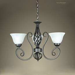Jane De kroonluchter is gecontracteerd smeedijzer creatieve Europese stijl decoratieve verlichting lampen