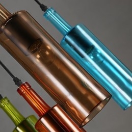 Diffuus licht Kleur Herstellende oude manieren Fles Hanglamp Hanglamp